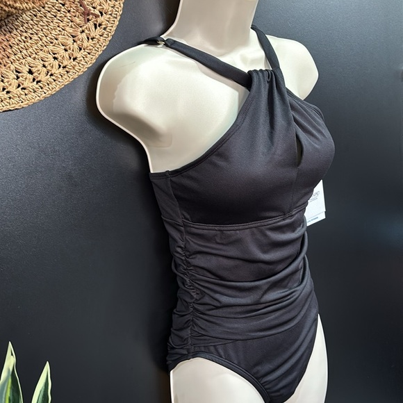 Dolphin Aquashape UV protection,tummy control,twist front keyhole,ruched swim - Picture 3 of 14